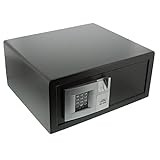 BURG-WÄCHTER Caja fuerte laptop con cerradura de combinación electrónica y huella dactilar, Point Safe, 27,9 l, 16,7 kg, P 3 E FS LAP, Negro