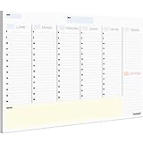 PACKLIST Walang Petsa na Lingguhang Planner. A4 Weekly Organizer, Desktop Planning - Weekly Planner - Exclusive Design Agenda, Planner at Weekly Calendar