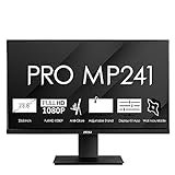 MSI Pro MP241 - Monitor de 24' FHD 60 Hz (1920 x 1080 Pixeles, Ratio 16:9, 5 ms de repuesta) Negro