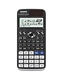 Casio FX-991SPX II - Calculadora científica, Recomendada para el curriculum español y portugués, 576 funciones, Solar y color gris /blanco