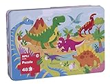 APLI Kids- Dinosaurios Puzle, 48 Piezas, Multicolor (17888)