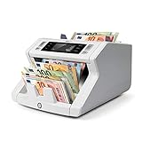 Safescan 2250 - Contadora automática de billetes clasificados, Detección UV, MG y tamaño