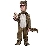 Spooktacular Creations Child Unisex T-rex Realistic Dinosaur Costume for Halloween Child Dinosaur Dress Up Party, Role Play and Cosplay (Toddler( 3- 4yrs ))