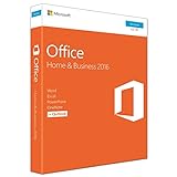 Microsoft Office Home & Business 2016 - Suite De Programas Para Windows, Inglés, Medialess