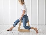 Muista Taburete balancín ergonómico (silla activa, silla de oficina, silla de escritorio, taburete de oficina, mecedora, silla ergonómica, silla giratoria)