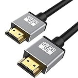 VICRATION Cable HDMI 2.1 de 2 m, cable HDMI de plástico ultra alta velocidad de 48 gps VRR/ALLM/QFT 8K a 60Hz, 4K a 120Hz, cable HDR dinámico HDMI a HDMI conectado Dolby Atmos, Xbox Series x HDMI