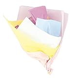 Unique Party-Paquete de 10 hojas de papel de seda, surtido colores pastel, (6299)