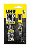 UHU Max Repair Power, adhesivo de reparación extrafuerte para 1001 reparaciones, 20 g