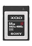 Sony Tarjeta de Memoria Profesional XQD G Serie 64GB (QD-G64F/J) Negro