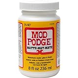 Mod Podge (900112/301), 236ml 8 oz. Matt, Color Blanco, 236 ml