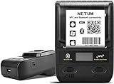 NETUM 58mm Impresora de Etiquetas portátil con Bluetooth y batería Recargable, se Aplica al código de Barras, almacén de Oficina, envío, Ropa, Etiquetas, impresión NT-G5
