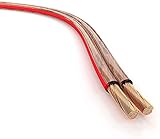 KabelDirekt – 10m Cable de Altavoces (2x2,5mm² Cable de Altavoz HiFi, Made in Germany, de Cobre Puro, con indicación de polaridad, para el Mejor Sonido Posible de su Sistema de música)