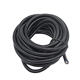 LumenTY - Cable eléctrico de 3 Núcleos Redondo PVC 3 x 0,75 mm² Cable Eléctrico de Cobre de Alta Resistencia a Altas Temperaturas 5 m de Longitud de Corte - Negro