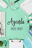 Agenda 2022-2023 Medicin: Stor 2022 Dagsplanlægger | Gave til medicinstuderende, læger, sygeplejersker, sundhedspersonale, . Månedlig og ugentlig dagsorden. Medicinsygeplejerske dagsorden 20222