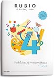 Cuaderno rubio habilidades matematicas + 4 años