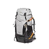 ʻO Lowepro PhotoSport Pro BP 55L, Backpack no DSLR a me Mirrorless Cameras, Front and Rear Access, Removable Camera Insert, Accessory Straps, Laki: S/M, Color Dark Grey/Light Gray