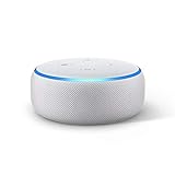 Echo Dot (3.ª generación) - Altavoz inteligente con Alexa, tela de color gris claro