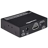 Amazon Basics - Convertidor de Extractor de Audio, HDMI a HDMI + Audio (SPDIF + RCA Estéreo)