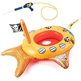 Barco Hinchable para niños colchón de Aire para Piscina Ayuda a la flotación en Agua Juguete acuático para niños Juguete de natación para niños de 3 a10 años