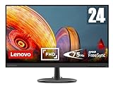 Lenovo D24-20 - Monitor Gaming 23.8 ' FullHD (VA, 75 Hz, 4 ms, HDMI, VGA, FreeSync), ajuste de inclinación - negro