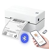MUNBYN Impresora de Etiquetas térmica Bluetooth 4x6, inalámbrica para envío de Paquetes, Ideal para pequeños Negocios y Uso doméstico, Compatible con iOS, Android, Mac, Windows, Chromebook, DHL y UPS