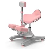 silla ergonómica rodilla para niños rodillas silla taburete silla de Salud regulable en altura con comodidad corrección posterior acolchada Postura Adecuada para niños con una altura de 110 a 175 cm