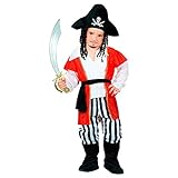 WIDMANN - Disfraz infantil de piratas, corsarios y bucaneros, multicolor, 98 cm/1 – 2 años, 48968