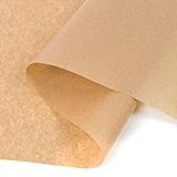 Papel seda kraft, papel fino para envolver, patrones de costura, marrón 100 hojas, 28x62 cm, 24 g/m²