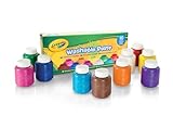 Crayola — дитячі темпери, набір з 10 банок з фарбами, які миються, нетоксичні, для дітей від 3 років