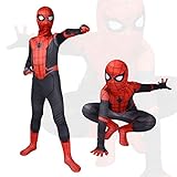 ACWOO Disfraz de Cosplay para niños - Trajes de superhéroe para niños Incluye casco, Body de estilo 3D Traje de cosplay de Halloween para niños y niñas (120 cm)