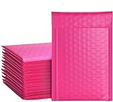 Switory 50 piezas A5 15,3cm×26,9cm cartero de burbujas sobre burbuja sobre el cartero de burbujas de color rosa sellado Rosado
