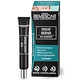 Remescar Night Repair for Eye Contour 20мл - Көздүн баштыктарын жана кара чөйрөлөрдү азайтат, Карга буттарынын көрүнүшүн азайтат - Кабактар ​​үчүн түнкү крем