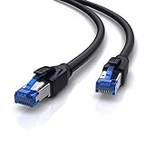 Primewire - 15 Metros - Cable Ethernet Cat 8 a 40 Gbits para Exteriores - Fibra óptica 40000 Mbits - Cable de Red LAN Outdoor IP66 - Blindaje S FTP - RJ45 - Protección Doble Revestimiento Resistente