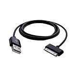 Fologar Cable USB Carga para Samsung Galaxy TAB 2 P3100 / P3110 P5100 / P5110 NEGRO