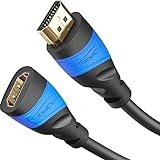 KabelDirekt – 5m Cable de Extensión HDMI, Compatible con (HDMI 2.0a/b, 2.0, 1.4a, 4K Ultra HD, 3D, Full HD 1080p, HDR, ARC High Speed con Ethernet, PS4, Xbox, HDTV), Top Series
