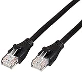 Amazon Basics - Cable de red Ethernet de Cat-6 RJ45, 1,5 m, 10 unidades, Negro