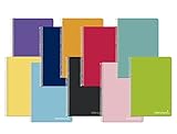 Cuaderno espiral liderpapel folio witty tapa dura 80h 75gr rayado n 46 colores surtidos