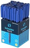 Schneider Vizz - Bolígrafo (punta M, 50 unidades), color azul