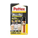 Pattex Barrita Arreglatodo, masilla bicomponente especial madera, pasta moldeable para pegar y reparar, resina epoxi barnizable y lijable para varias maderas, tubo 48 g