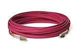 CONBIC Cable de fibra óptica LWL – 200 m OM4 LC a LC macho dúplex 50/125 Patch Cable – Cable de fibra óptica 200 m (interior Cable)
