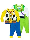Disney Pijamas | Pack de 2 Pijama Niño Toy Story | Woody & Buzz Lightyear Pijamas para Ninos Multicolor 2-3 Años