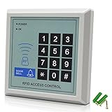 Serrure de porte, systèmes d'alarme domestique 2000 utilisateurs RFID IC système de contrôle d'accès dispositif machine carte IC sécurité serrure d'entrée de proximité