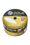 HP DVD+R 16x FF Inkjet Printable Bobina 50 uds