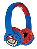 OTL Technologies - Auricular inalambrico Bluetooth para niños Rojo y Azul Super Mario (Android)