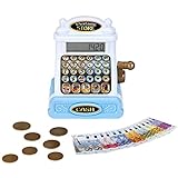 Theo Klein 9309 Vintage Cash Register , Nostalgic Cash Register with Charming Sound Modules , Calculator Function , Toys for Children Aged 3 Years and older