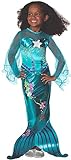 Disfraz de Sirenita - Sirena - Azul - Talla 116 (4-6 años)