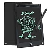 HOMESTEC Tableta de Escritura LCD de 8.5 Pulgadas, Pizarra Digital Color, Ideal Juguetes para niños, Tableta gráfica para Escribir, Dibujar, Leer (Negro)