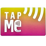 TapMe NFC-kort - NFC digitale visitkort til netværk - Del øjeblikkeligt kontaktoplysninger, sociale medier og mere - (Sweet Peach) - Ingen app påkrævet