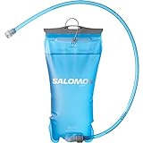 Salomon Soft Reservoir 1.5 l vandflaske, Unisex hydreringsflaske, Kort pasform under armene, Komfort, Nem at bruge, Klarblå