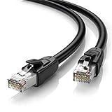 UGREEN Cable Ethernet Cat 8, Cable de Red LAN 40Gbps con Conector RJ45 (2000MHz, Cable SFTP) para PS5, Xbox X/S, PC, TV Box, Router, PS4, Servidor NAS, Compatible con Cat 6, Cat 5e, Cat 5 (1M)